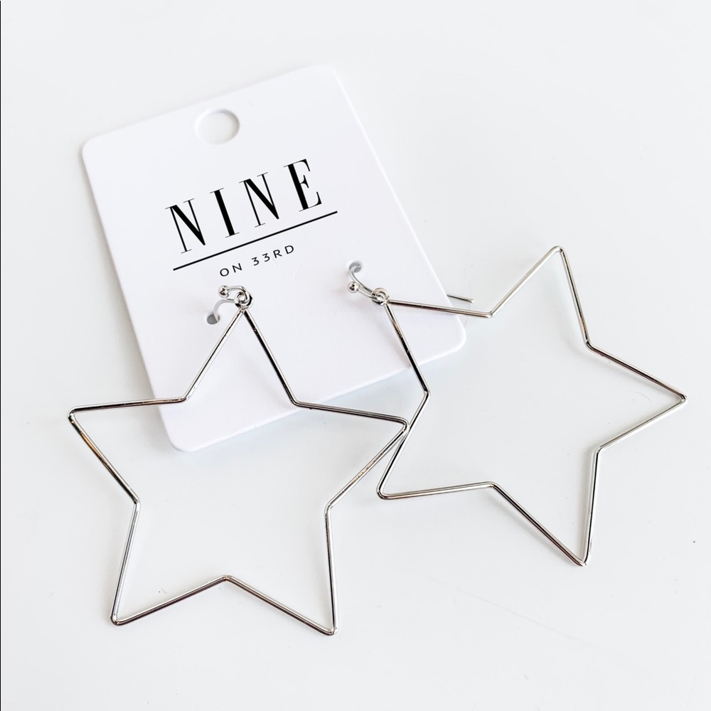 STAR DROP EARRINGS